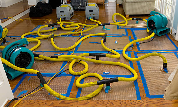 Professional Water Extraction technician working in Napa, CA